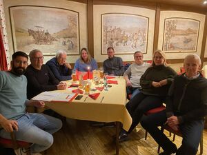 26.11.22: Die SPD-Fraktion bei der Haushaltsklausur