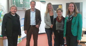 Eberhard Eckhard, MdL Christoph Degen, Katrin Reese, Ines Franke und MdL Dr. Daniela Neuschäfer