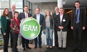 Die Nordhessenrunde der SPD mit Vertretern der EAM - Links die heimische Abgeordnete Dr. Daniela Neuschäfer