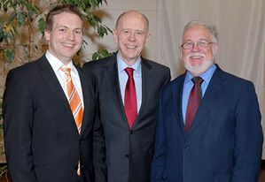 v.l. Herren A. Schaake, W. Riester und R. Kahl